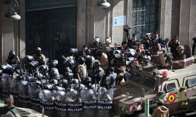 Militares ingresaron al Palacio Presidencial en Bolivia