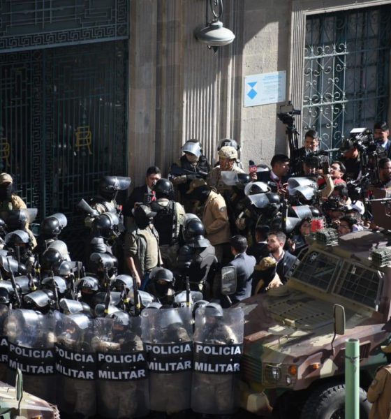 Militares ingresaron al Palacio Presidencial en Bolivia