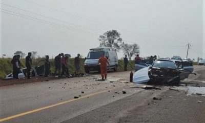 Menor herida en choque frontal sobre la ruta 105 dejó terapia intensiva