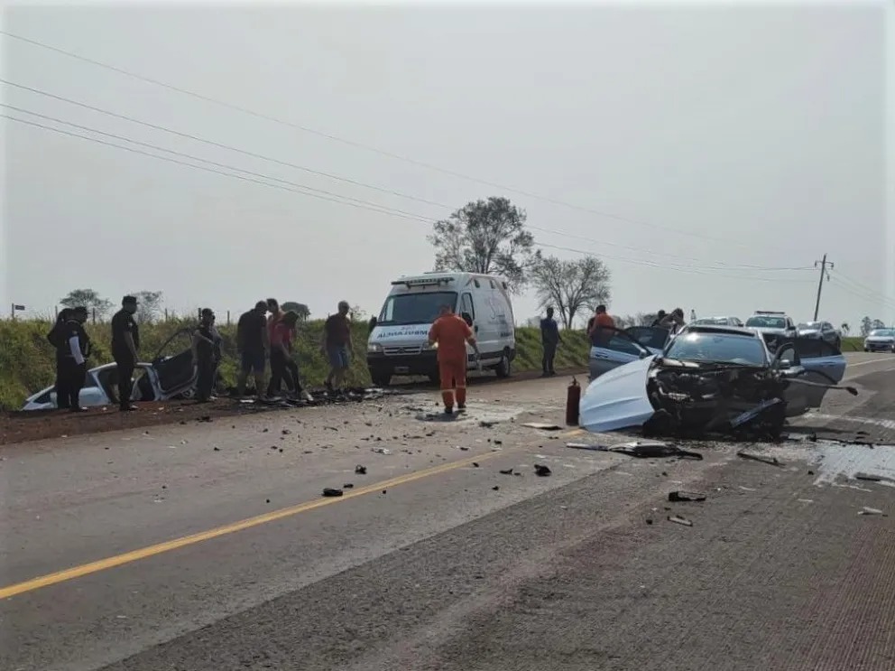 Menor herida en choque frontal sobre la ruta 105 dejó terapia intensiva