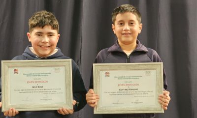 Alumnos de 10 años son distinguidos como Jóvenes Destacados de Posadas