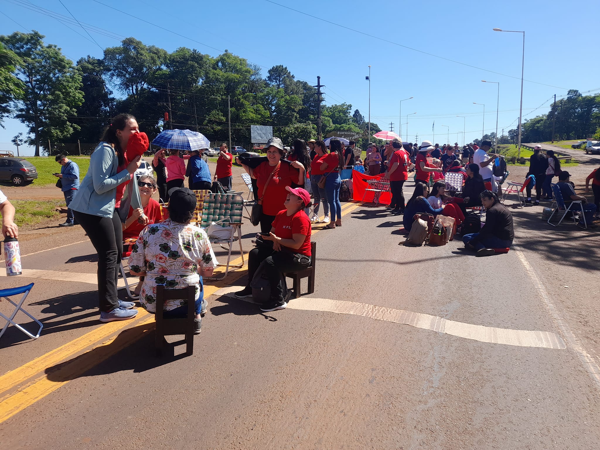 tránsito docentes ruta 12 montecarlo