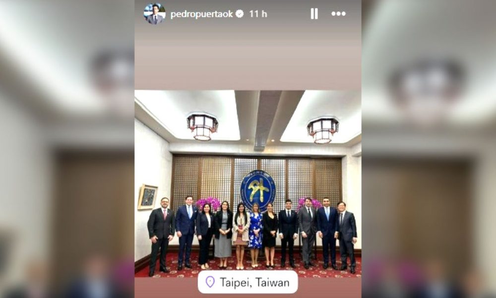 Pedro Puerta reapareció en Taiwán en curso de política exterior imagen-5