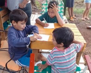 Movimiento Evita inició apoyo escolar en barrios y en Hogar de Día de Posadas